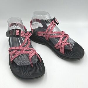 Chaco ZX/2 Classic J199274 Womens 9 Pink Double Strap Toe-Loop Hiking Sandals